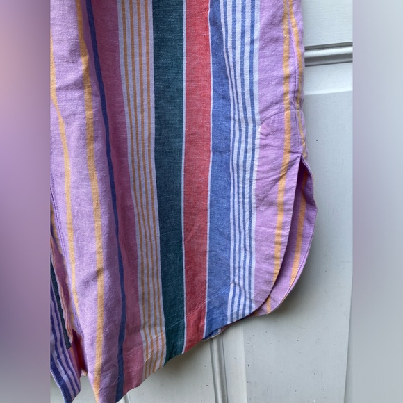 GAP Striped Midi Dress - Pink and Blue - Picture 8 of 12